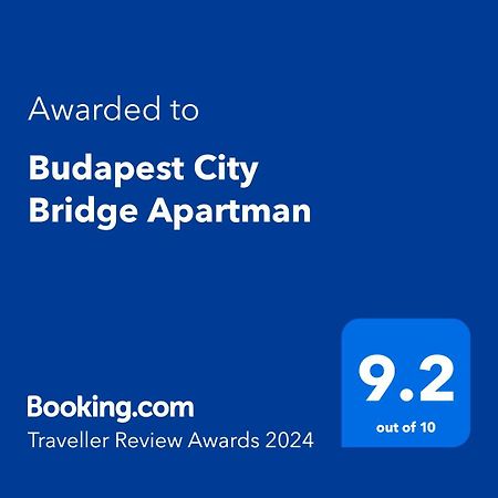 Budapest City Bridge Apartman Eksteriør billede